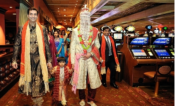 casino wedding